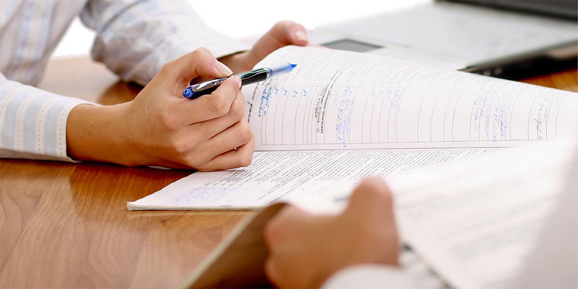 someone explaining a certificate of eligibility document