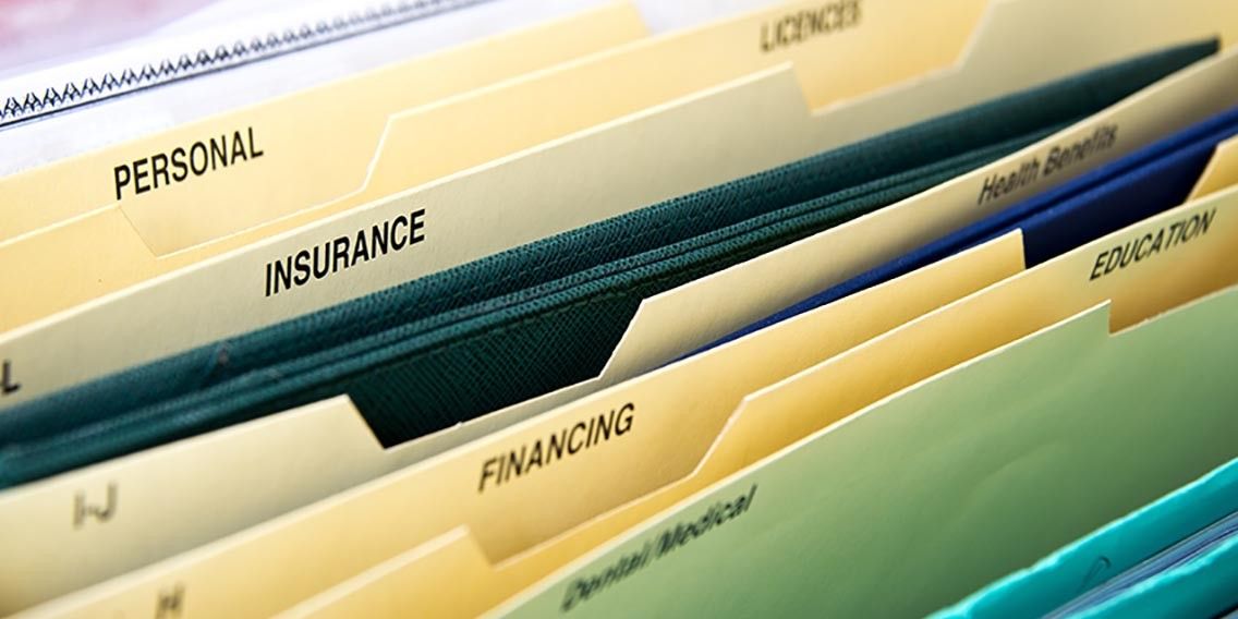 box of financial records