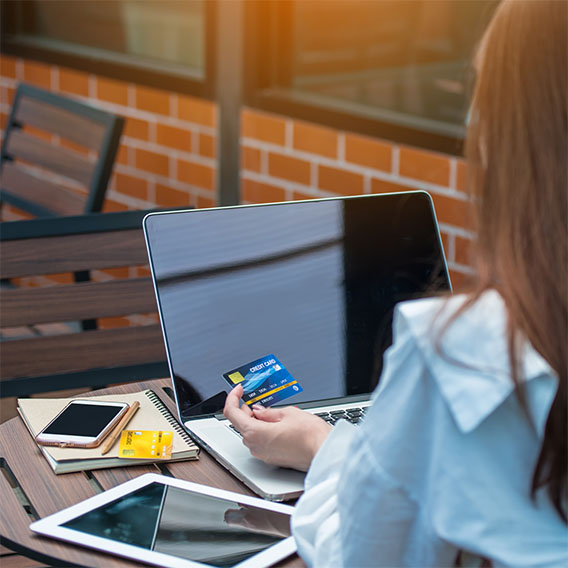 woman researching personal loan basics