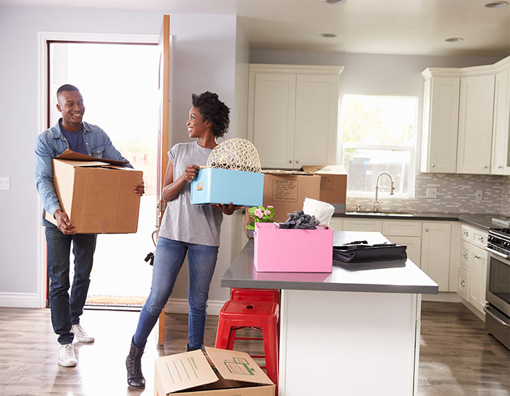 couple moving into home with fha loan
