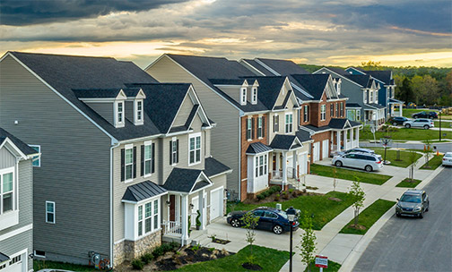 neighborhood with a homeowners association