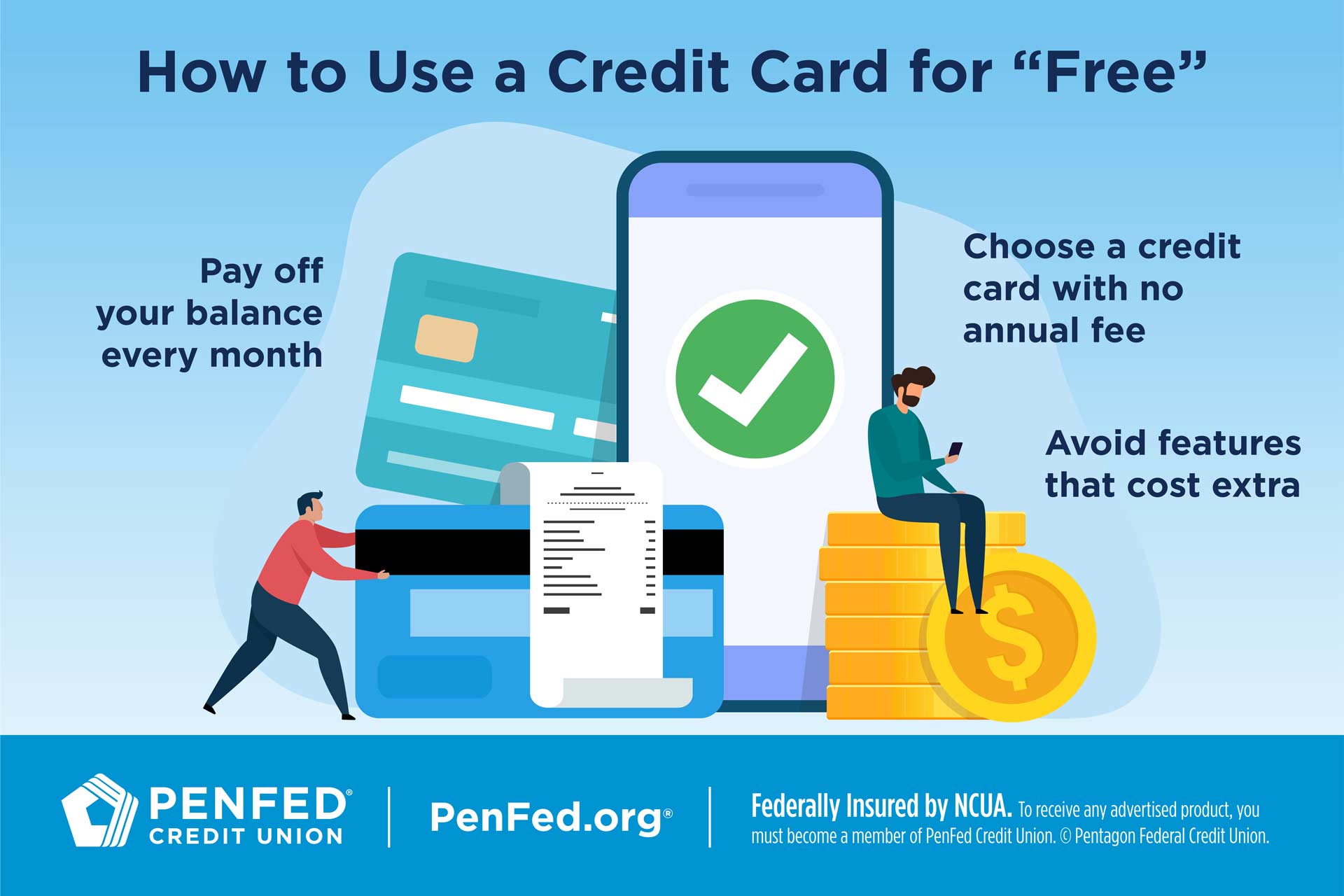chart of how to use a credit card for free