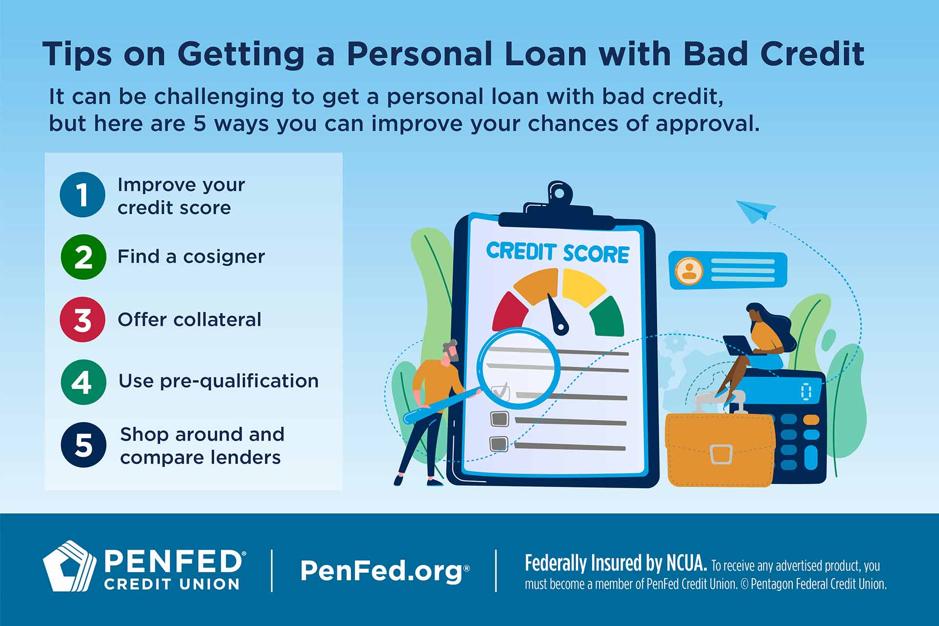 Tips on getting a personal loan with bad credit