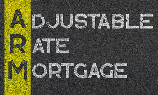 words adjustable rate mortgage