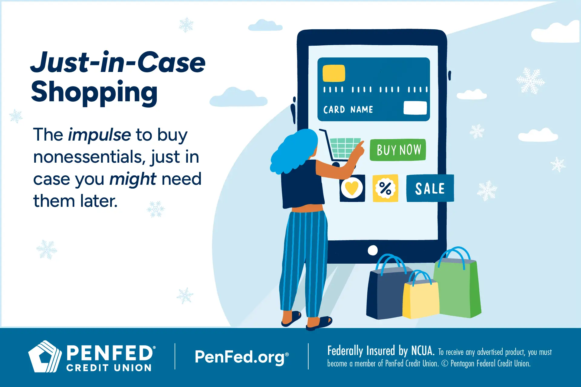 Just-in-case nonessentials shopping