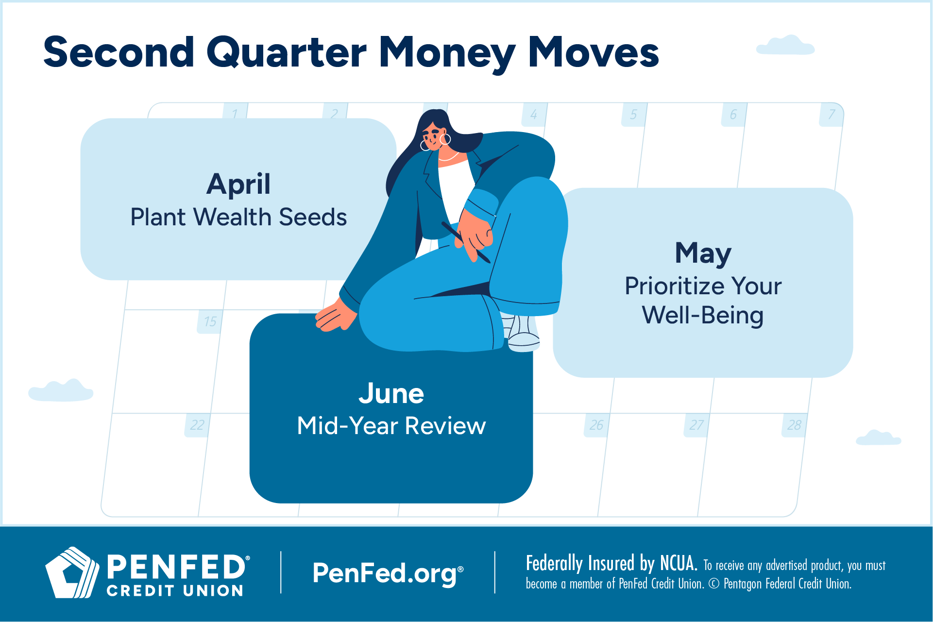 Second quarter money moves infographic