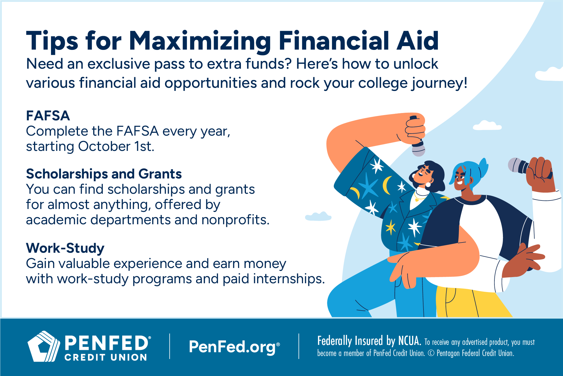Infographic on Tips for Maximizing Financial Aid