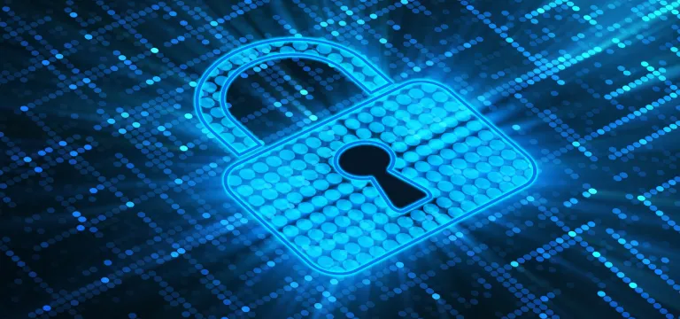 Digital Cyber security lock