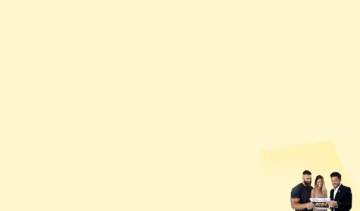 Homebuyers interacting with a mortgage loan agent