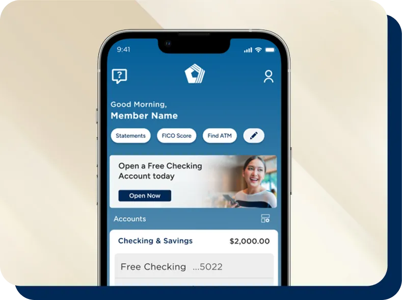 PenFed online dashboard