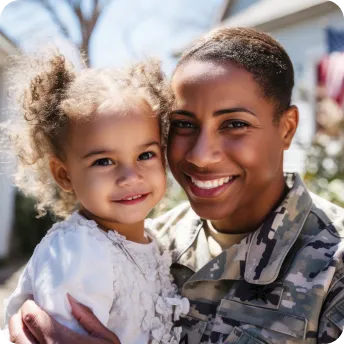 Picture of a mother and daughter