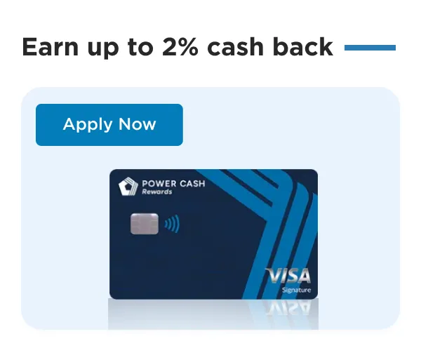 Earn up to 2% cashback