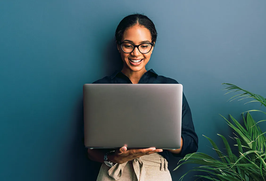 Women working on laptop