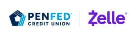 Penfed and Zelle logo