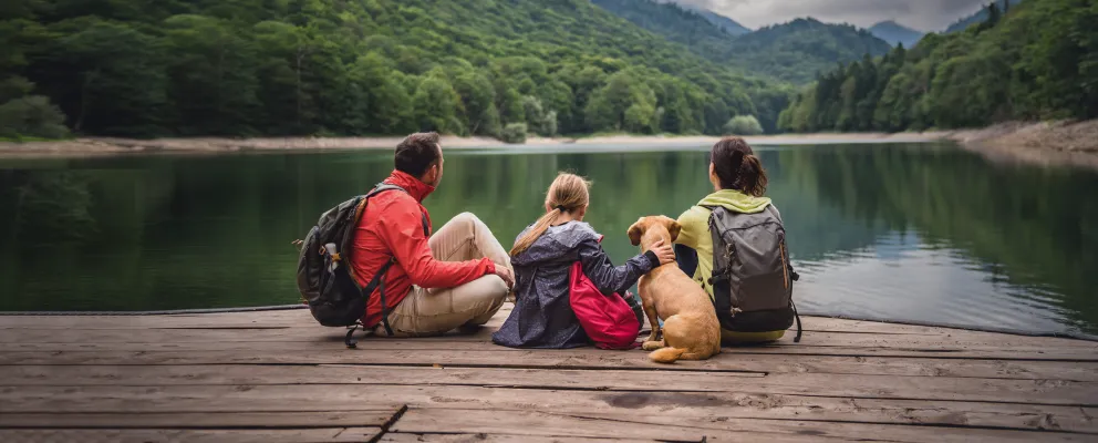 Friends enjoying view point