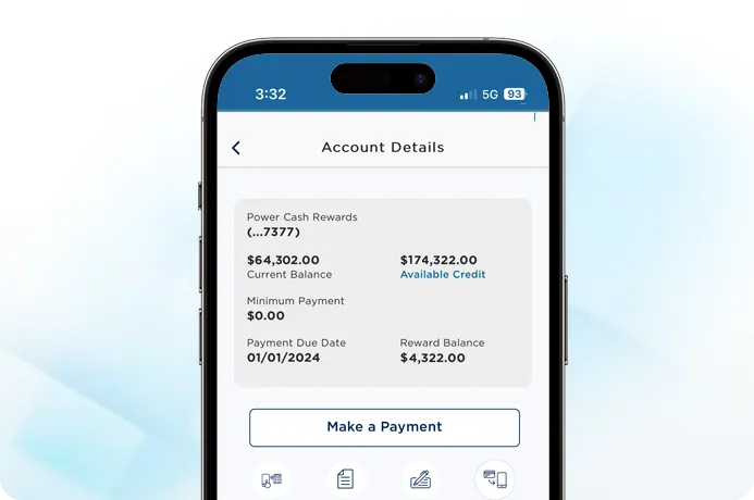 make a payment screen on mobile