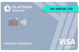 penfed platinum rewards visa signature card