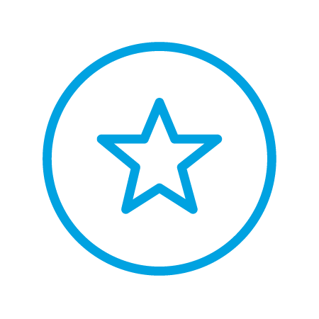 circled star icon