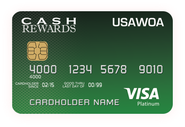 United States Army Warrant Officers Association Platinum Cash Rewards Card