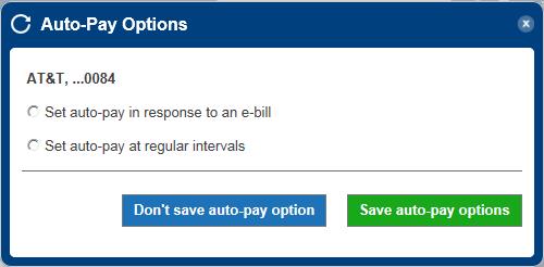 auto-pay setup step 3