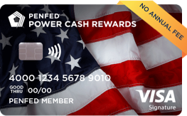 PenFed Power Cash Rewards VISA Signature Card Image