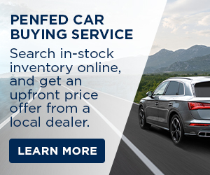 PenFed Car Buying Service; Search in-stock inventory online and get an upfront price offer from a local dealer. Learn More.