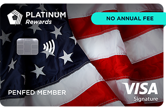 penfed platinum rewards visa signature card