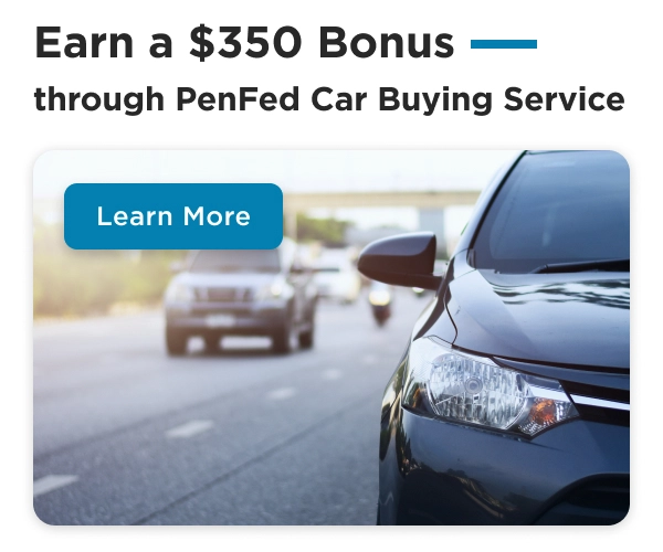 Earn a $350 Bonus - through PenFed Car Buying Service