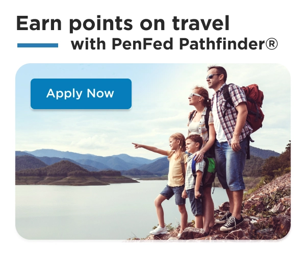Earn points on travel with PenFed Pathfinder