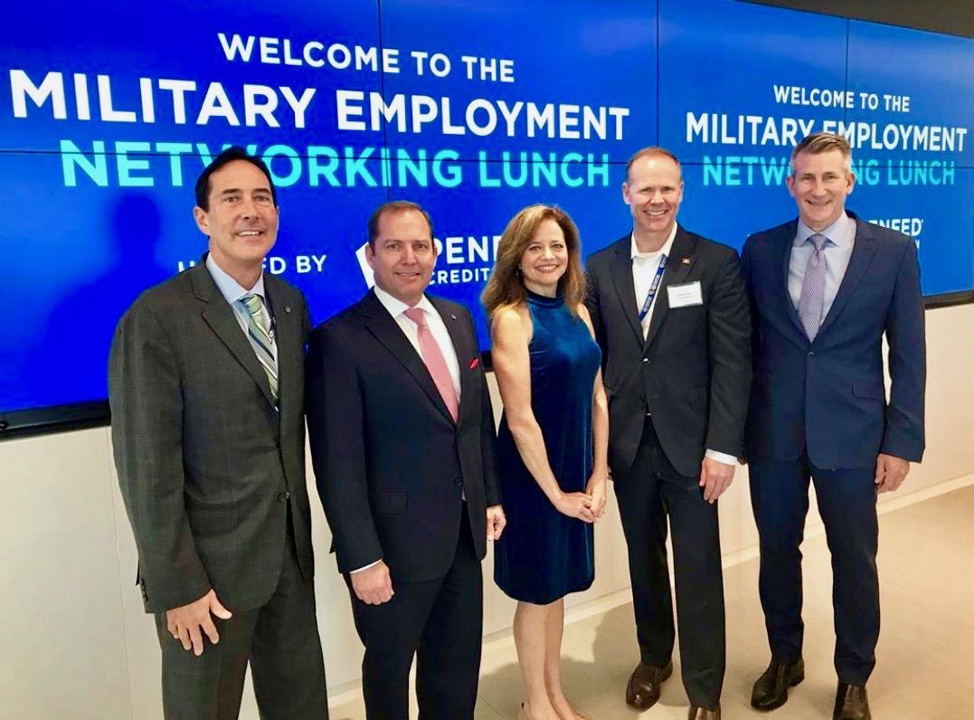 Military Employment Networking Lunch Attendees