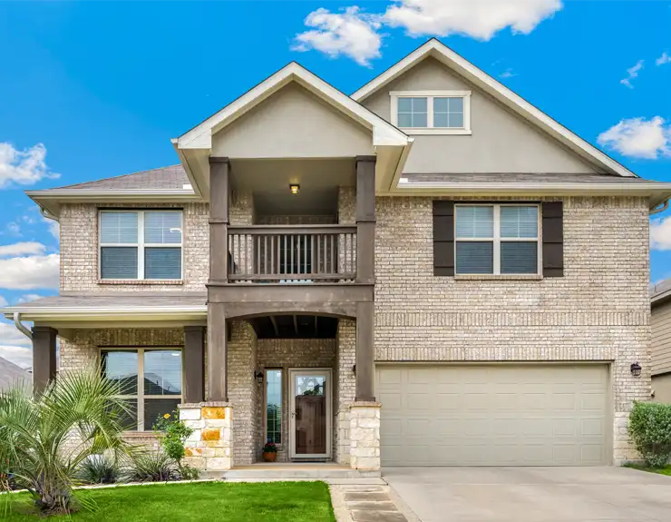 front view of a house