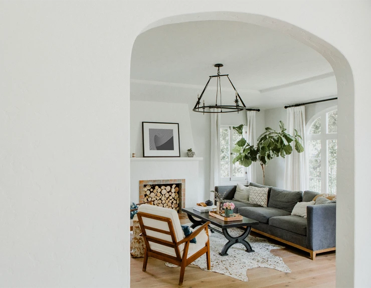 welcoming living room