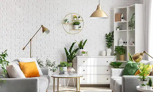 A well decorated room